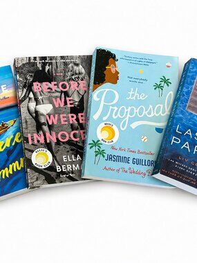 Book Bundle Set of 4 | Summer Reads Romance Thriller Beach Reads Reese’s Book Cl